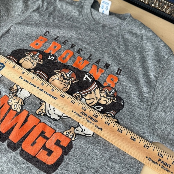 Cleveland Browns Vintage Single Stitch Graphic T-Shirt - Gray - Picture 10 of 10